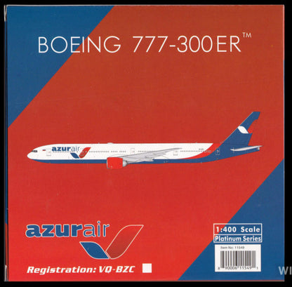 1:400 Phoenix Azur Air BOEING 777-300ER Passenger Aircraft Diecast Plane Model
