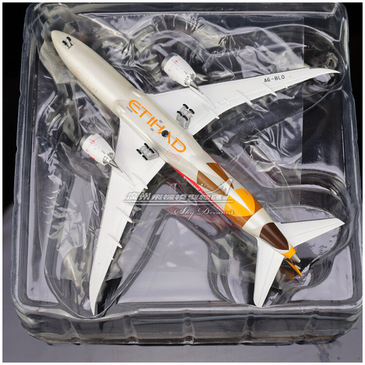 1:400 JC Wings ETIHAD BOEING 787-9 Passenger Airplane Diecast Aircraft Model