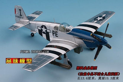 1/72 World War II US P-51B P51 Mustang Fighter Ground Attack Model