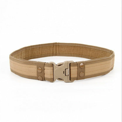 Combat Belts Army Style Quick Release Tactical Canvas Waistband Outdoor Hunting