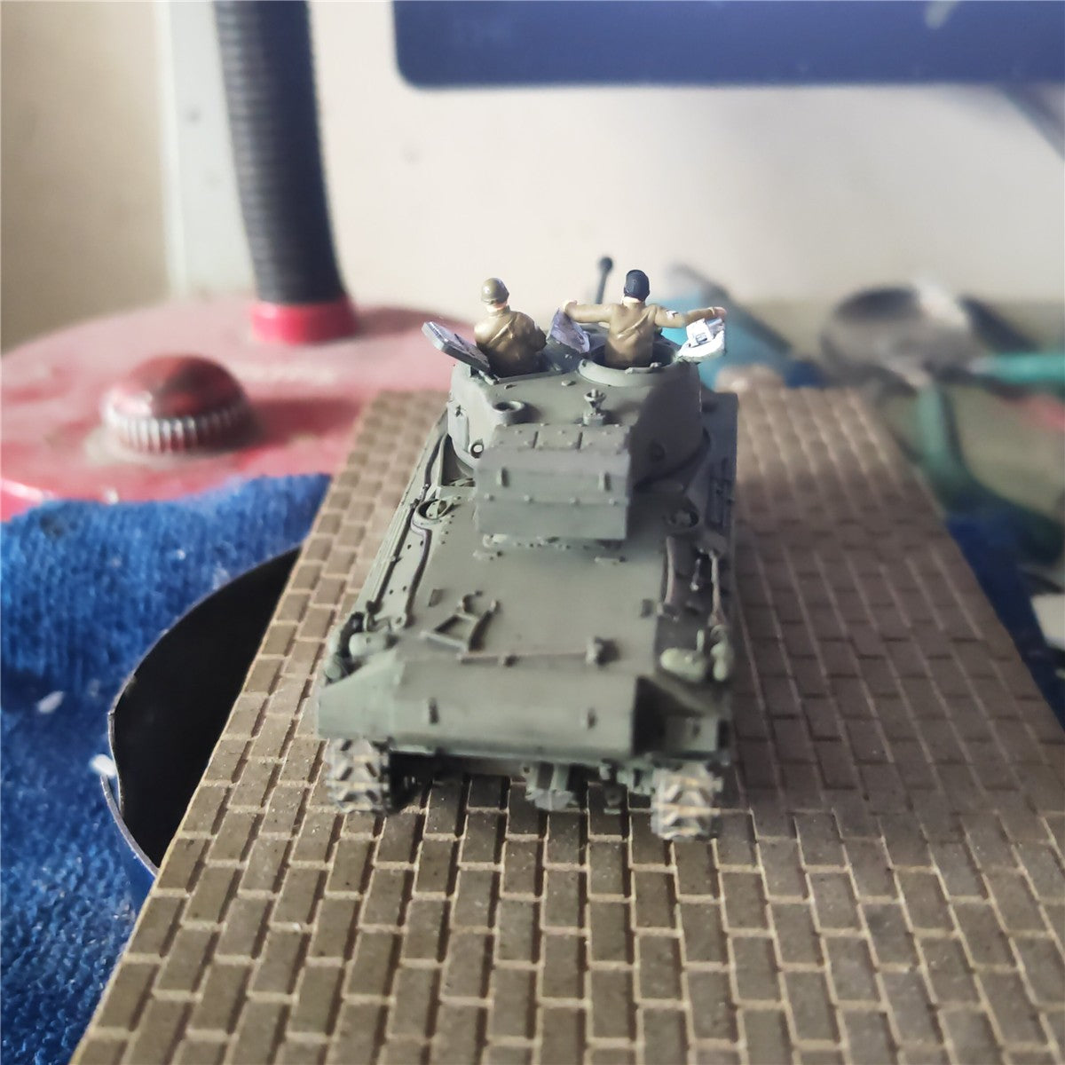 3D Printed 1/72 British Firefly Vc Tank Finished Product