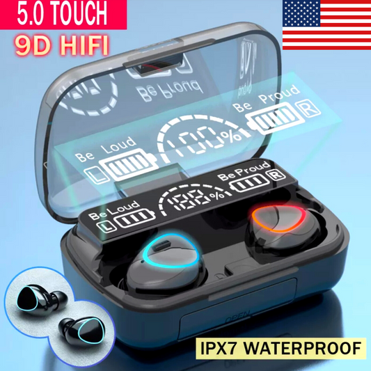 2023 Bluetooth Earbud Headset TWS 5.1 Wireless Earphone Invisible for All Phone