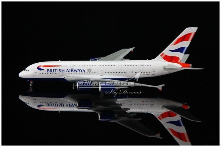 1:400 GeminiJets BRITISH AIRWAYS AIRBUS A380 Passenger Airplane Diecast Model