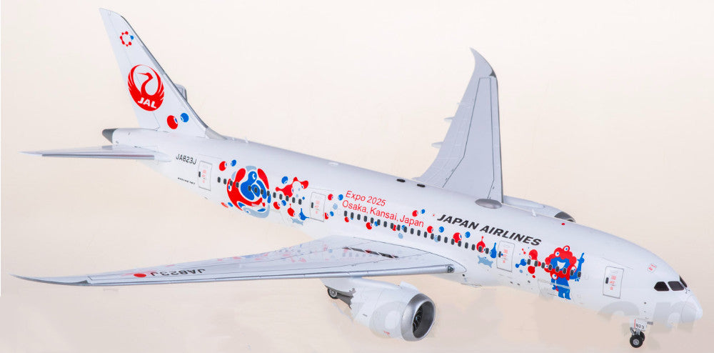 1:200 SQ Wings Japan Airlines Boeing 787-8 JA823J Passenger Plane Diecast Model
