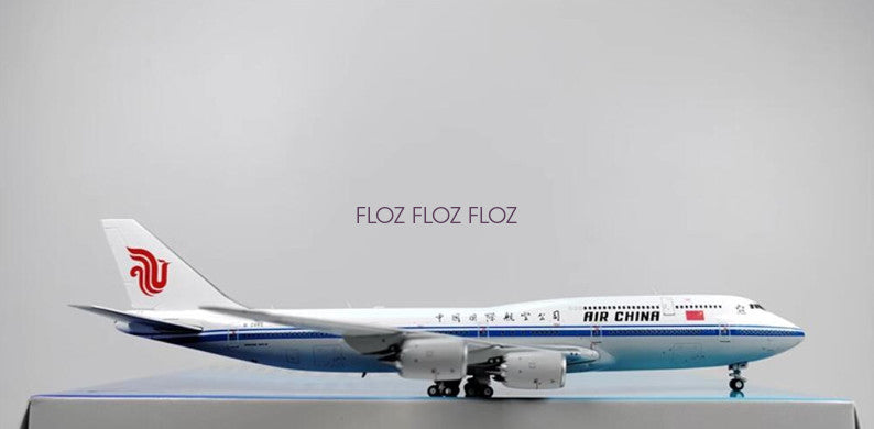 for YY Wings for AIR CHINA for Boeing B747-8i B-2485 1:400 Plane Pre-built Model