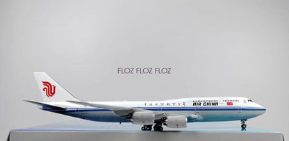 for YY Wings for AIR CHINA for Boeing B747-8i B-2485 1:400 Plane Pre-built Model