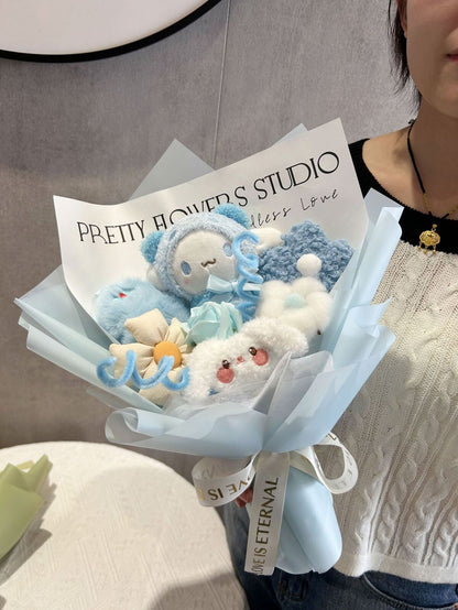 Sanrio Cinnamoroll Cartoon Plush Doll Bouquet Birthday Valentine's Day Gift