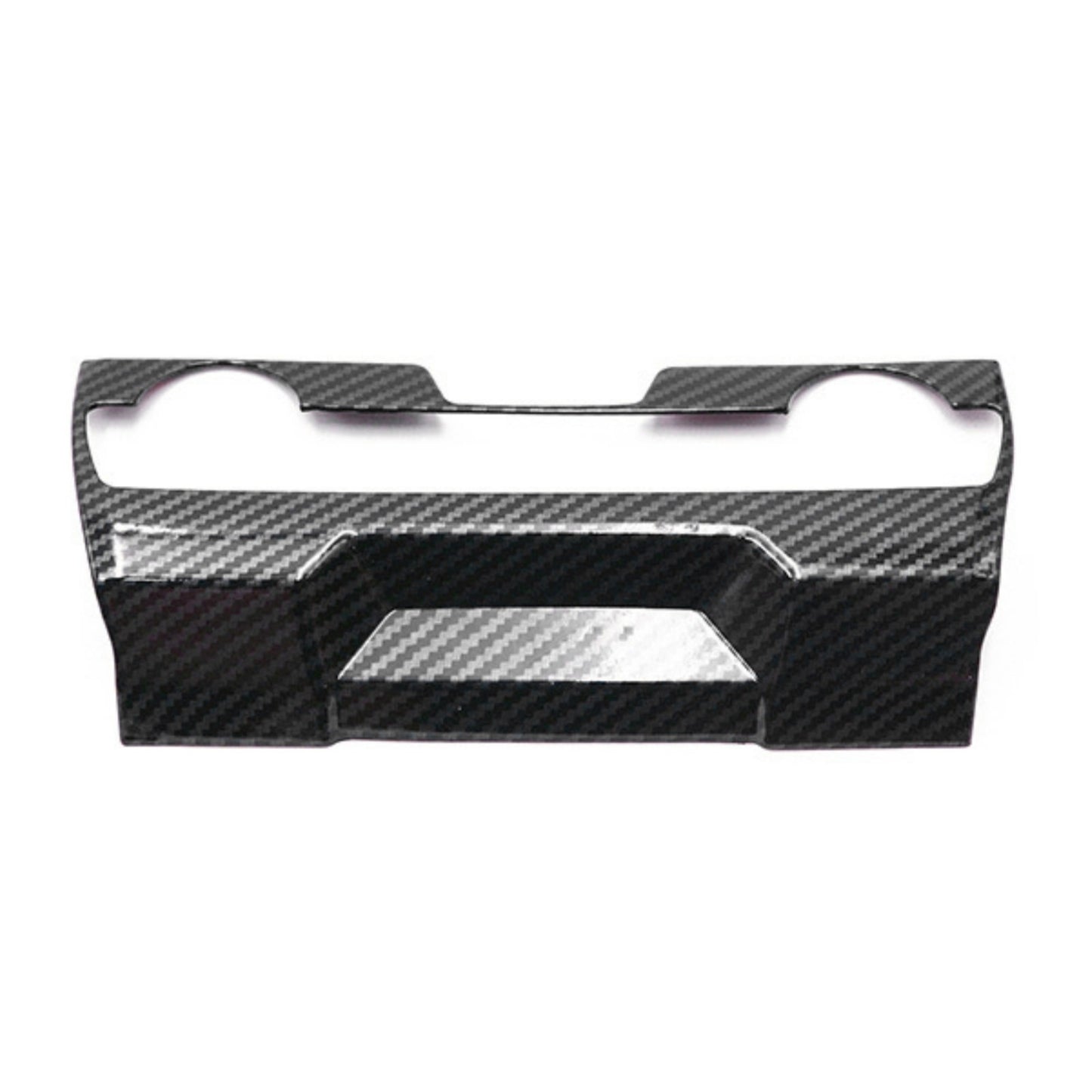 1x Carbon Fiber Center Console A/C Switch Cover Trim for Honda Civic 2016-2021