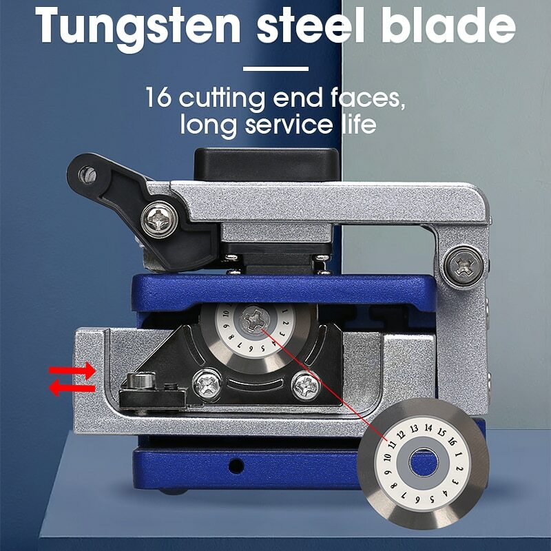 AUA-6S Optic Fiber Cutting Cable Fiber Cleaver Fiber Optic Cutter Cold Melt