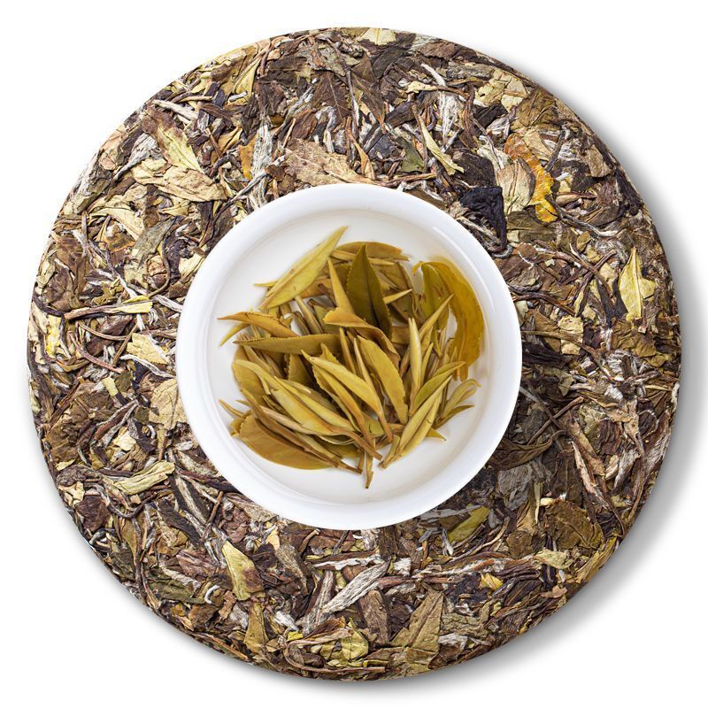 5-year-old Old White Tea GongMei Natural Sun-dried Tea Tribute Eyebrow Tea Cake