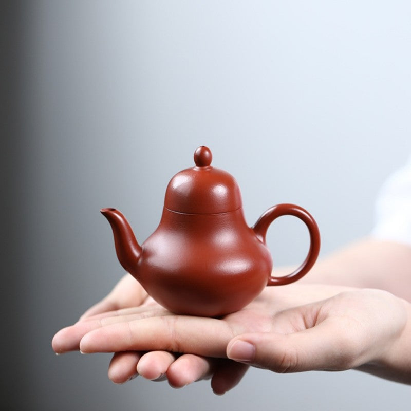 80ml True Yixing Zisha Zhu Clay Tea Pot Marked 7 Infuser Holes Small Kungfu Pots