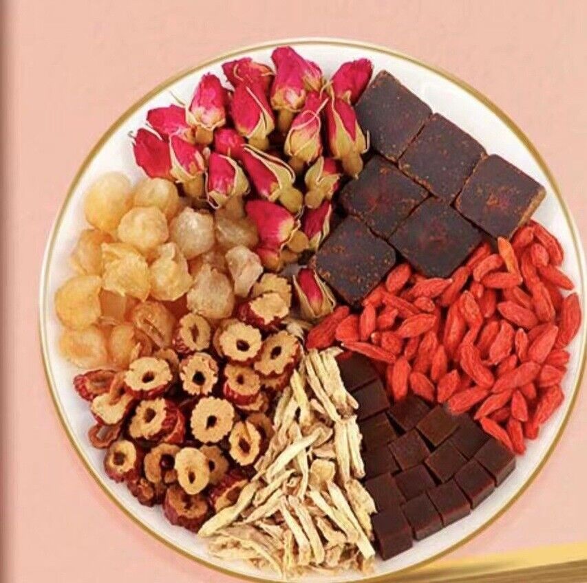 150g A Brown Sugar Ginger Date Tea Ass Hide Glue Brown Sugar Date Ring Rose