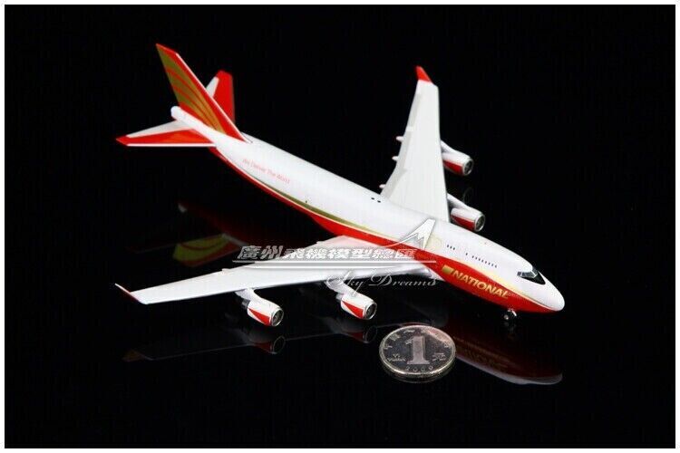 1:400 Phoenix NATIONAL BOEING 747-400 Passenger Airplane Diecast Aircraft Model