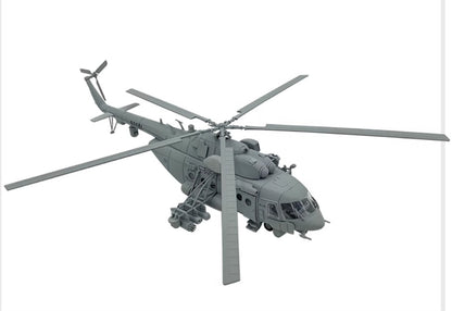 1:48 52CM China Mi-171Sh Military Transport Aircraft Helicopter Diecast Model