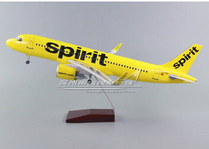47CM 1:80 Spirit AIRBUS A320neo Passenger Airplane Landing gears Resin Model
