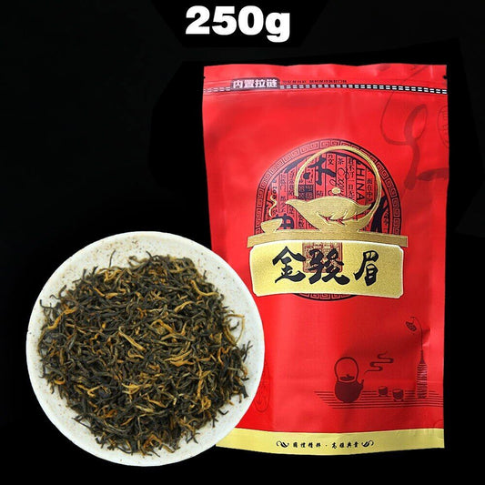 2023 China Tea Jin Jun Mei Teas Wuyi Black Tea Buds Golden Eyebrow Premiums 250g