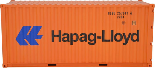 1:20 Hapag Lloyd 20GP Shipping Container Model Abs Resin & Wood Toy Decoration