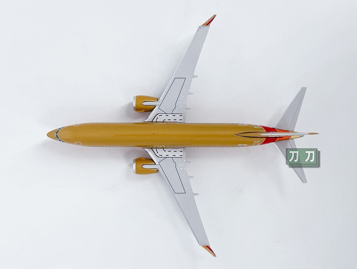 1:400 NG Lite SOUTHWEST AIRLINERS B737MAX8 Passenger Airplane Diecast Model