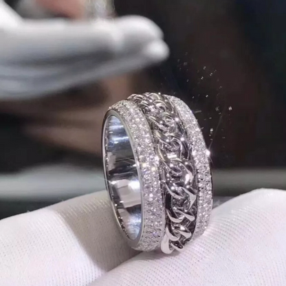 Anillo De Acero Inoxidable Para Mujer De Moda Casual Sortija Gift Jewelry Ring
