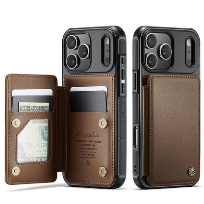 For iPhone 17 Pro Max/17 Pro/17e/Air Wallet Case with RFID Blocking Card Holder