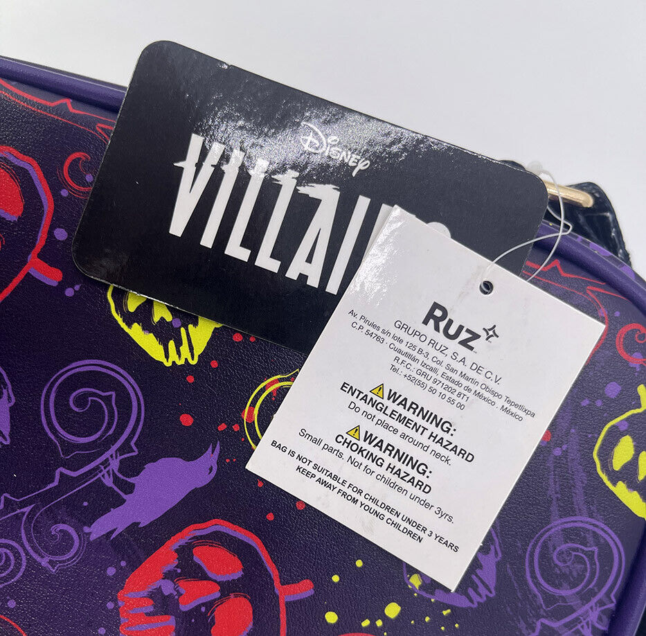 Disney Villains Crossbody Bag Side Bag Evil Queen 8.5" Lady Purse RUZ Black