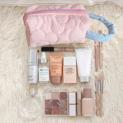 Plush Cosmetic Bag Soft Candy Makeup Purse Travel Storage Organizer Toiletry Bag