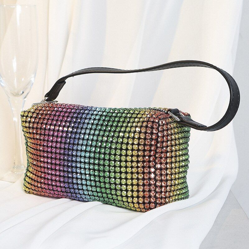 Shoulder Bags Handbag Crossbody Purse Shining Diamond 19*11*7 CM /17*10*7 CM 1PC