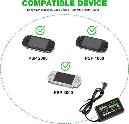 AC Adapter Home Wall Charger Power Supply For SONY PSP 1000 2000 3000 Slim Lite