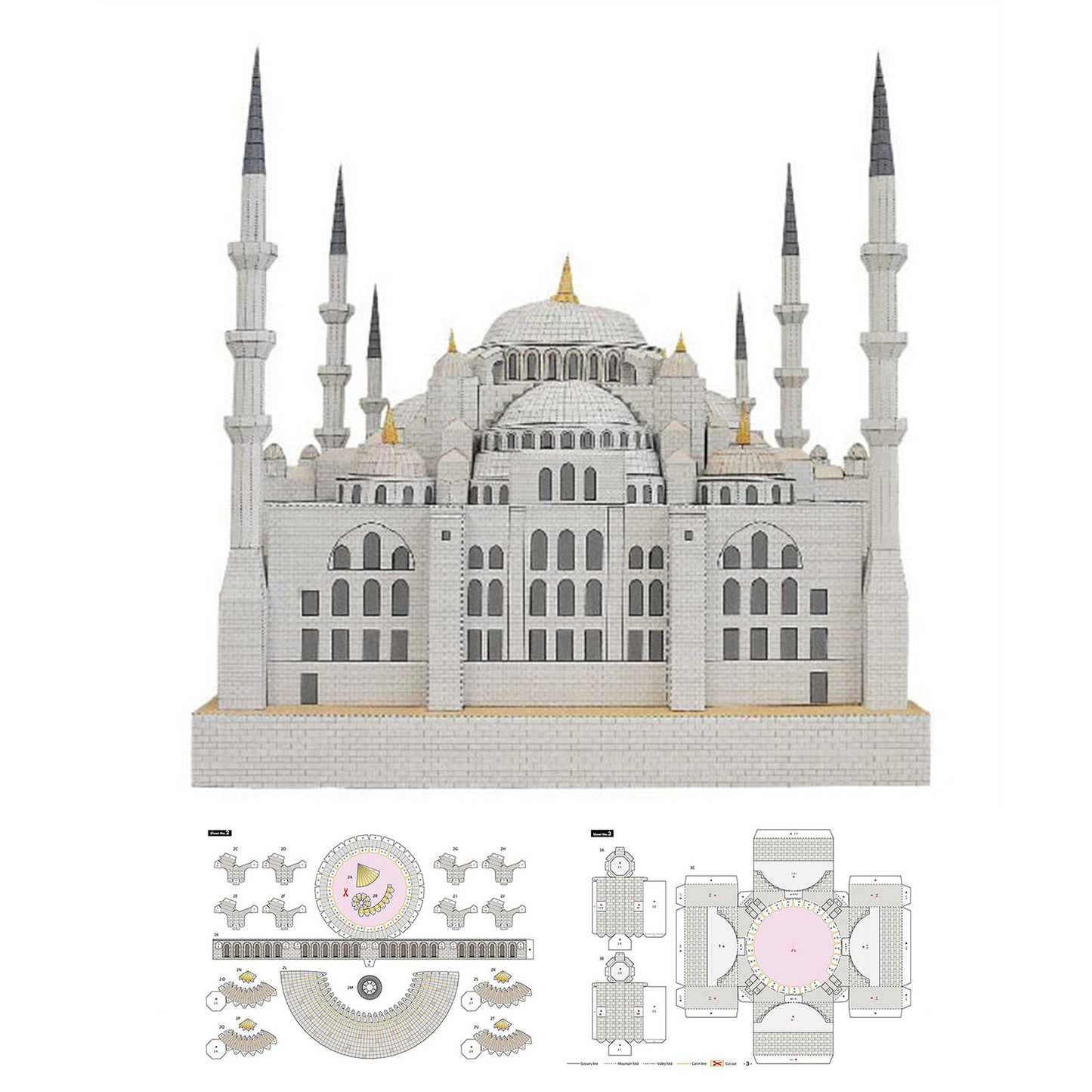 DIY Building 3D Paper Model Kits Durable For Collectors and Enthusiasts