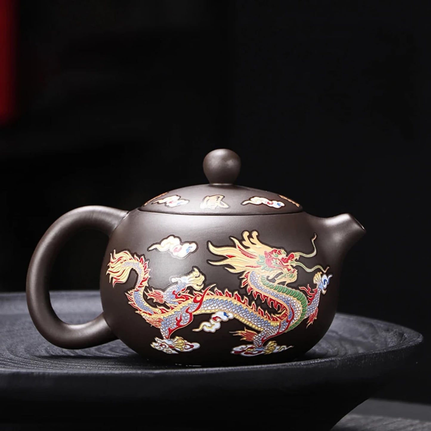 Teapot Color-changing Tea Pot 225ml 7.5oz Dragons Phoenixs Gongfu Tea Teapots