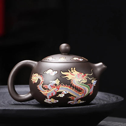 Teapot Color-changing Tea Pot 225ml 7.5oz Dragons Phoenixs Gongfu Tea Teapots