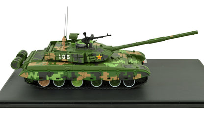 1:72 Chinese PLA ZTZ-99A Main Battle Tank Model Metal Diecast Armored Car 105