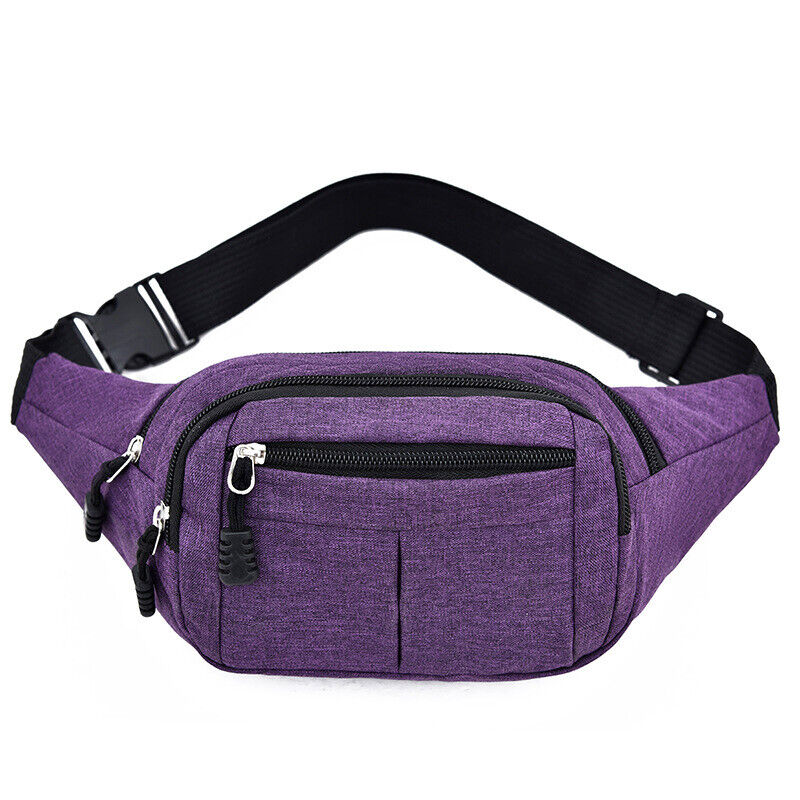 Men's Waist Pack Bags Belt Bag Travel Riding Motorcycle Crossbody Purse Pouch
