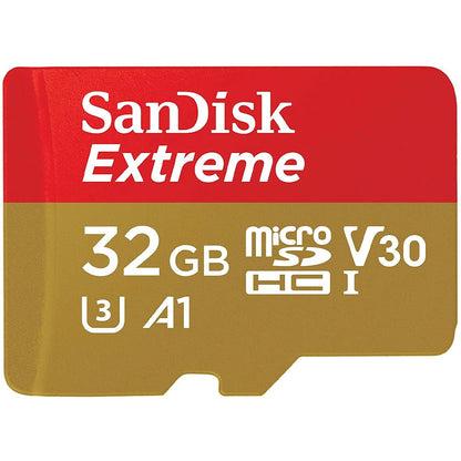 SanDisk Extreme microSD Card 32GB /64GB /128GB /256GB w/ Card Reader +SD Adapter