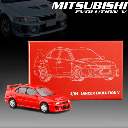 Mitsubishi Lancer Evo 5 V Diecast Model Car Alloy vehicle Toy Gift 1:64 Collecti