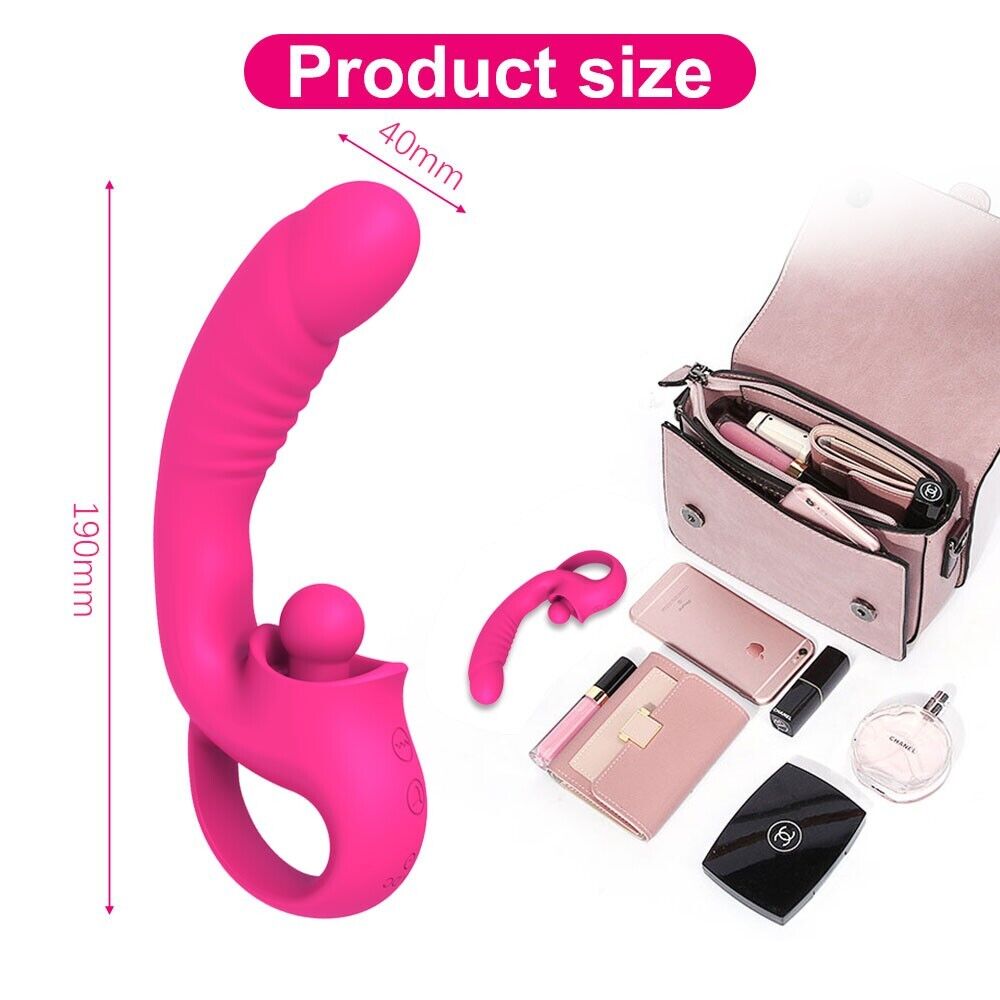Upgraded Clitoral G Spot Vibrator 2 in 1 Dildo Vibrator Clitoralis Stimulator