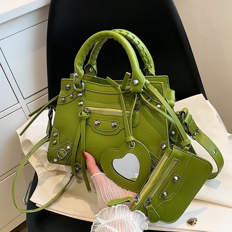 Shoulder Bag Synthetic Leather Handbag Strap 10*124 CM Shopping Bags 26*19*10 CM