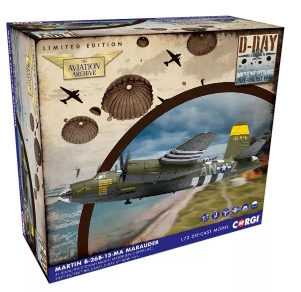 1:72 Corgi Martin B-26B Marauder, 'Dinah Might', Fighter Diecast Bomber Model