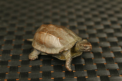 Chinese bronze hand casting tortoise Turtle figure statue Tea pet