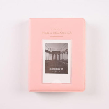Photo Album 64 Pockets Mini Polaroid Photocard Holder Scrapbook Pictures Storage