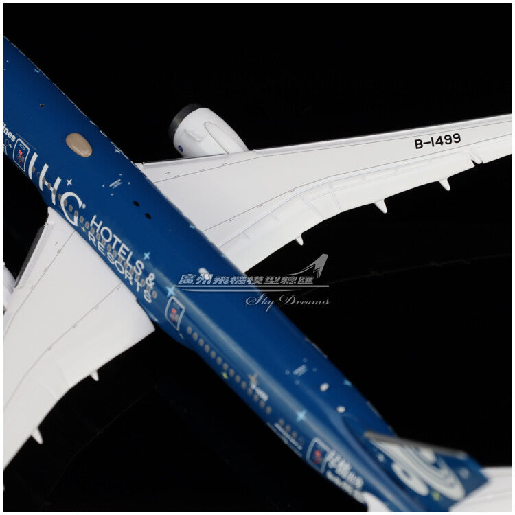 1:400 JC Wings Hainan Airlines BOEING 787-9 Airplane Flap Down Diecast Model