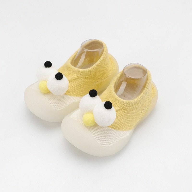 Sock Shoes Baby Boys Girls Autumn Non-slip Floor Kids Soft Rubber Toddler Knit