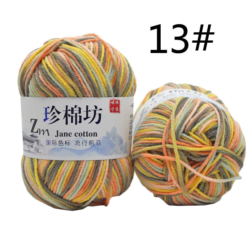 Hot Sale 50g Soft Crochet Yarn DIY Hand Milk Baby Cotton Knitting Wool Yarn