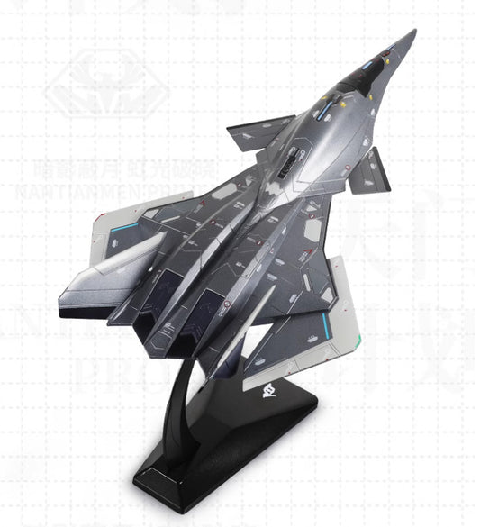 1:50 30CM KDW THE WHITE EMPEROR Aerospace Fighter Plane Diecast Aircraft Model