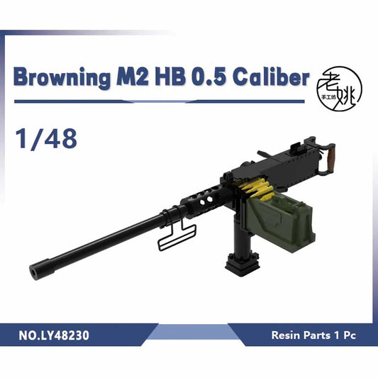 Yao's Studio LY48230 1/48 Model Upgrade Parts Browning M2 HB 0.5 Caliber 1pc