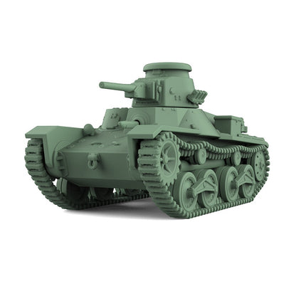 SSMODEL SS144829 1/144 Military Model Kit Japan Type 95 Light Tank Ha-Go