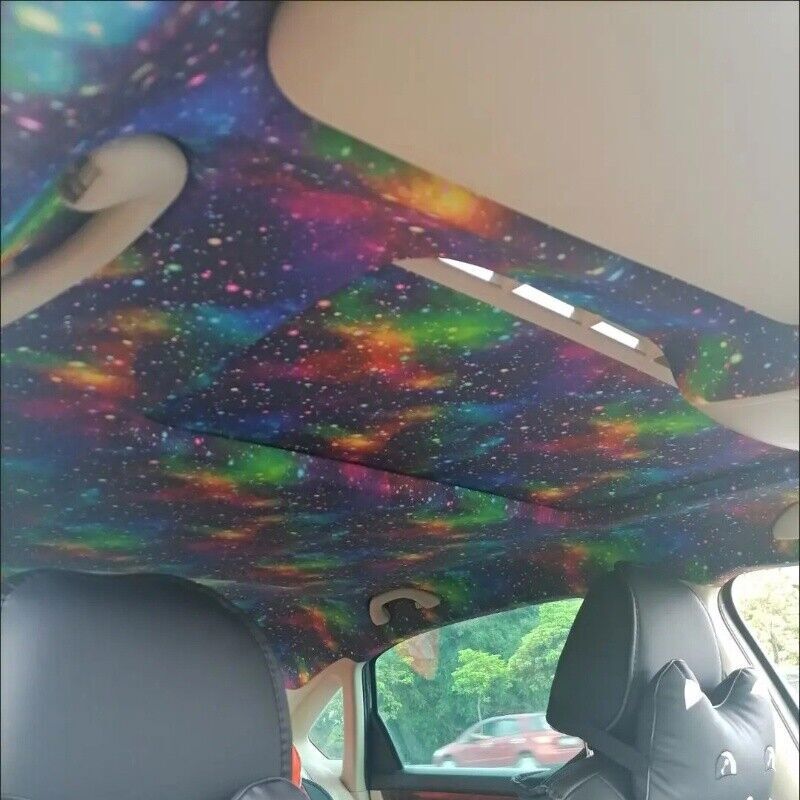 Car Headlining Fabric Star Pattern for Upholstery Auto Interior Home Decor DIY