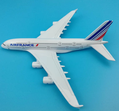 16cm AIR FRANCE AIRBUS A380 Passenger Airplane Aeroplane Diecast Aircraft Model
