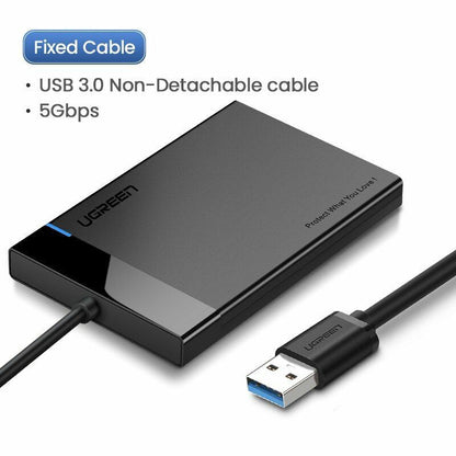 HDD Case 2.5 SATA to USB 3.0 Adapter Hard Drive Enclosure SSD Disk Box Type C