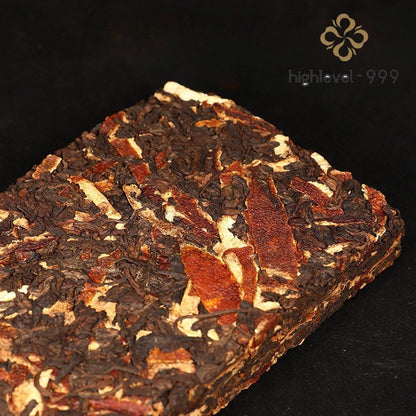 1000g Ripe Puer Square Brick Chenpi Yunnan Multiple Choice Compressed Tea